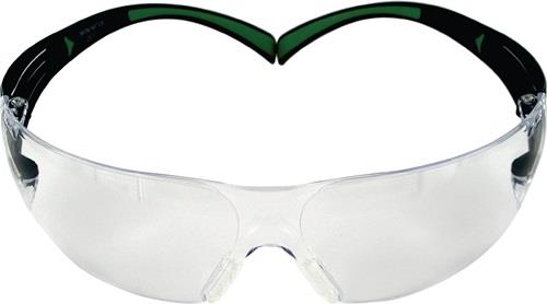 Schutzbrille SecureFit-SF400 EN 166,EN 172 Bügel schwarz grün,Scheibe I/O PC 3M