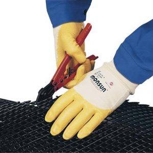 Handschuhe Monsun 105 Gr.9 curry BW-Trikot m.Nitril EN 388 PSA II HONEYWELL - VPE: 10