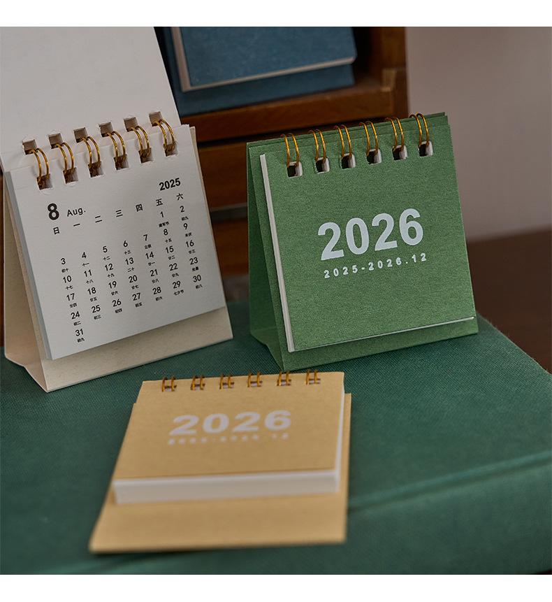 2026 Desk Calendar Kawaii Mini Calendar Books To Do List Daily Monthly Yearly Planner Time Manegement Desk Decorations تقاويم – Bild 25