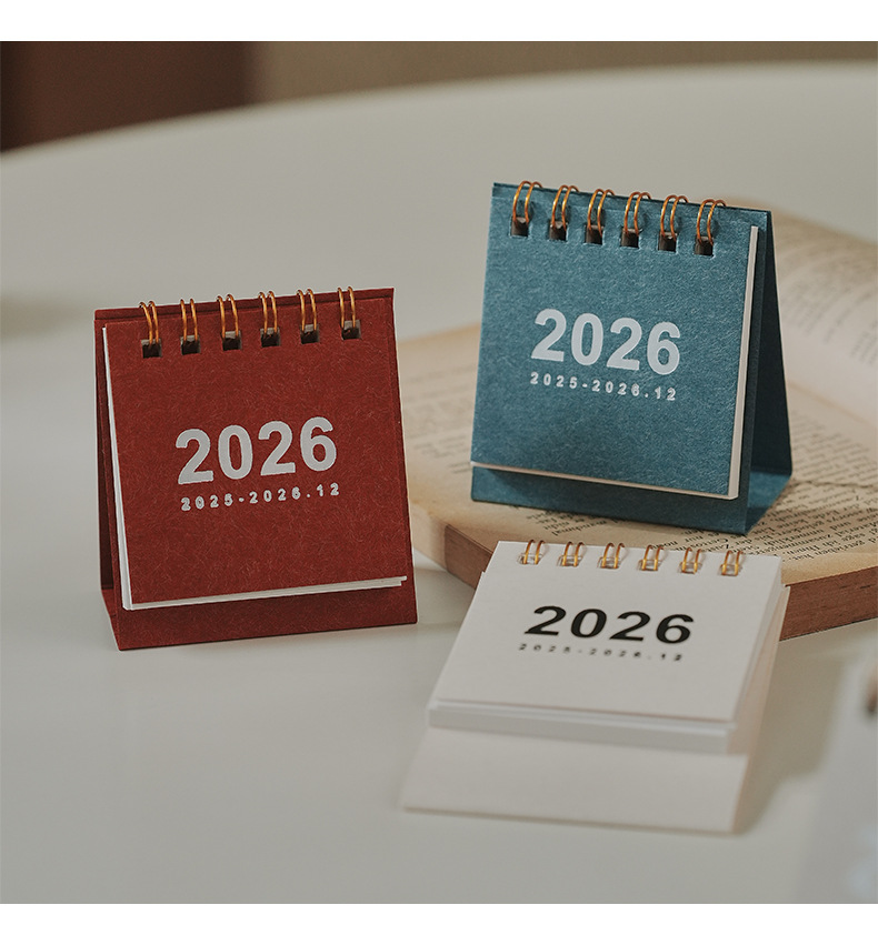 2026 Desk Calendar Kawaii Mini Calendar Books To Do List Daily Monthly Yearly Planner Time Manegement Desk Decorations تقاويم – Bild 20