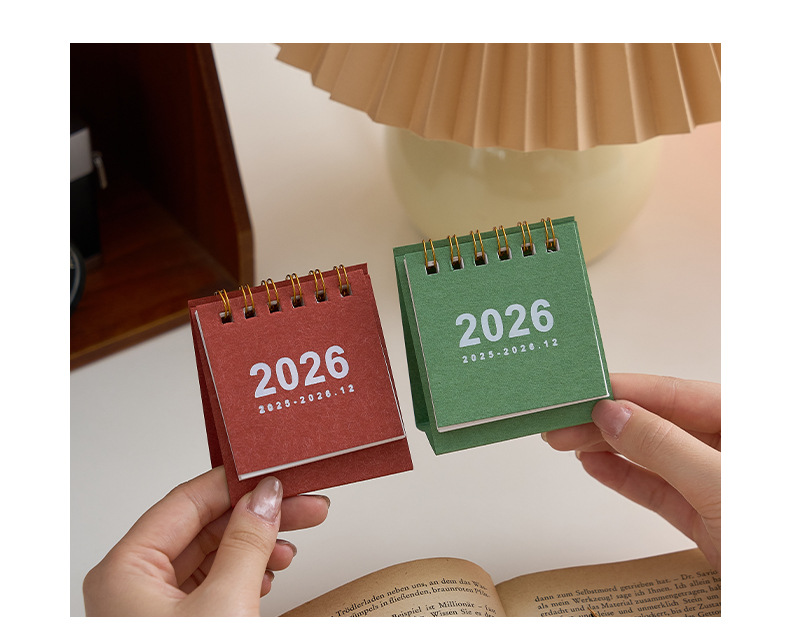 2026 Desk Calendar Kawaii Mini Calendar Books To Do List Daily Monthly Yearly Planner Time Manegement Desk Decorations تقاويم – Bild 18