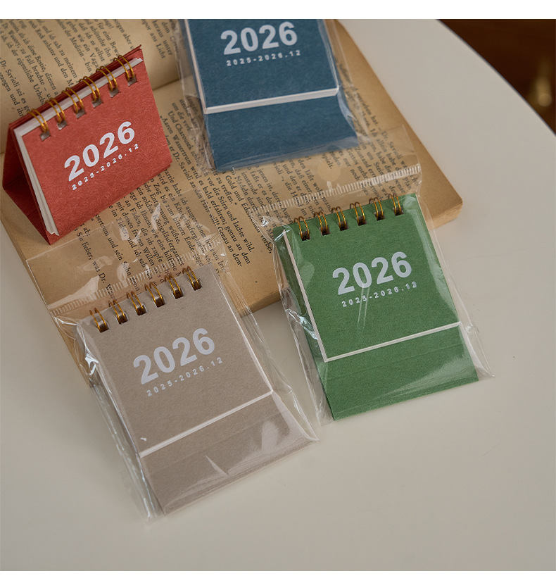 2026 Desk Calendar Kawaii Mini Calendar Books To Do List Daily Monthly Yearly Planner Time Manegement Desk Decorations تقاويم – Bild 26