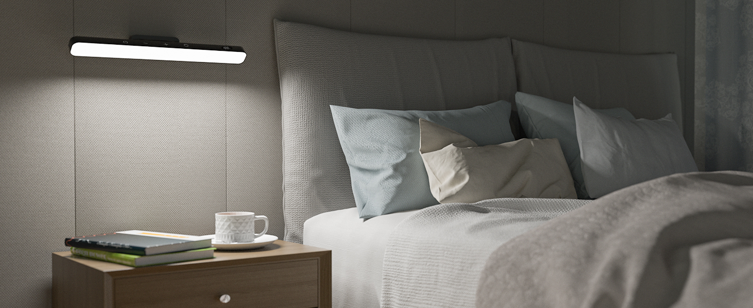 WILLED 5W Dimmable Mirror Lights 3 Colors Adjustable Makeup Light with 120 LED 2500mAh Rechargeable Under Cabinet Led Lights – Bild 18