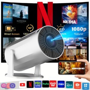 XBJ Portable Smart Mini Projector with Android 11, 5G 6 & 1080P Full HD, 180° Rotatable Auto Keystone Correction, Compatible with Phone/TV Stick/Laptop, Theater Projector for Movies, Gaming, Presentations (Global Voltage)https://www.stefans-wohnoase.de/?post_type=product&p=76840&preview=true